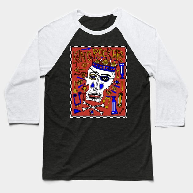 narcisse Baseball T-Shirt by groovybastard